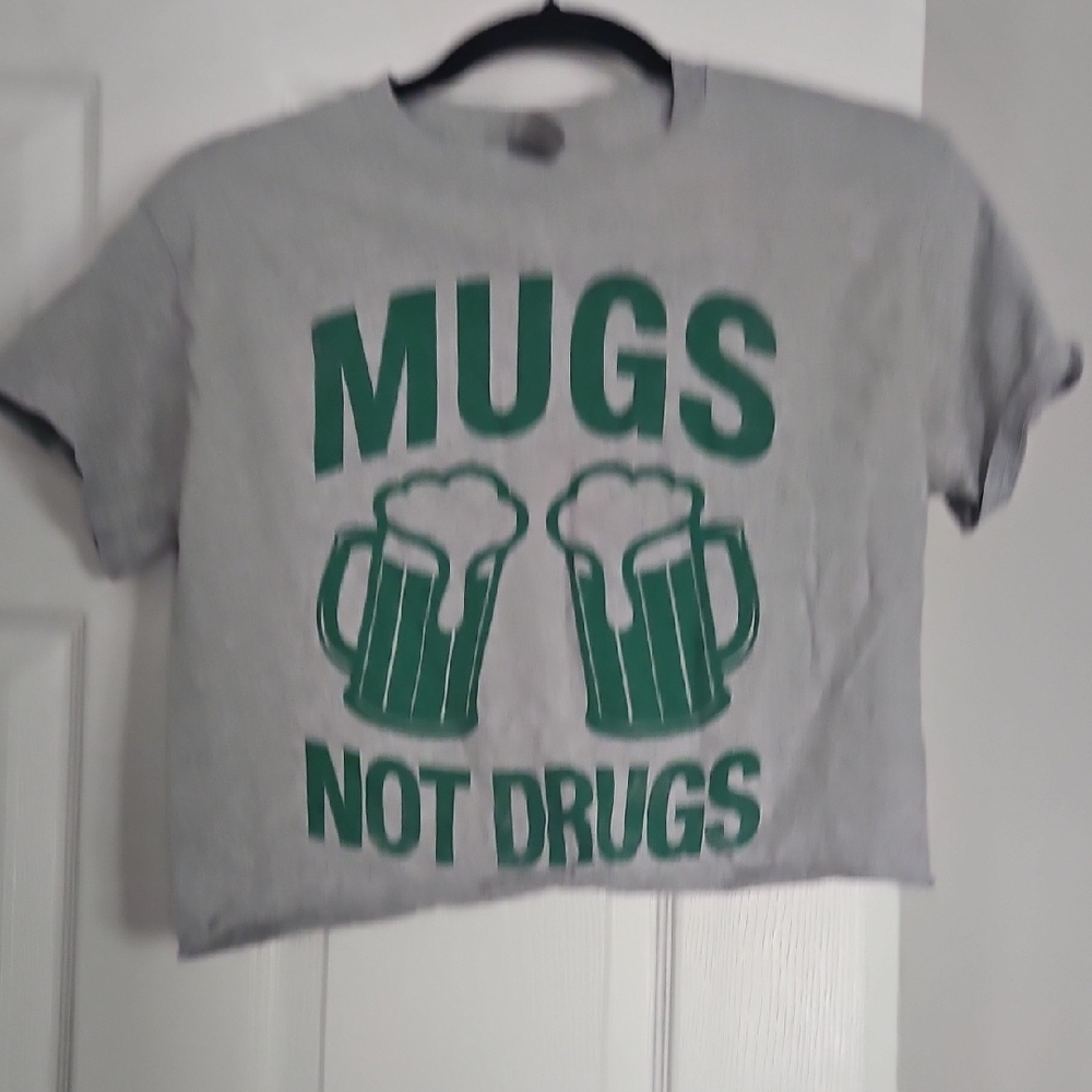 Womens T-Shirt with Green Print